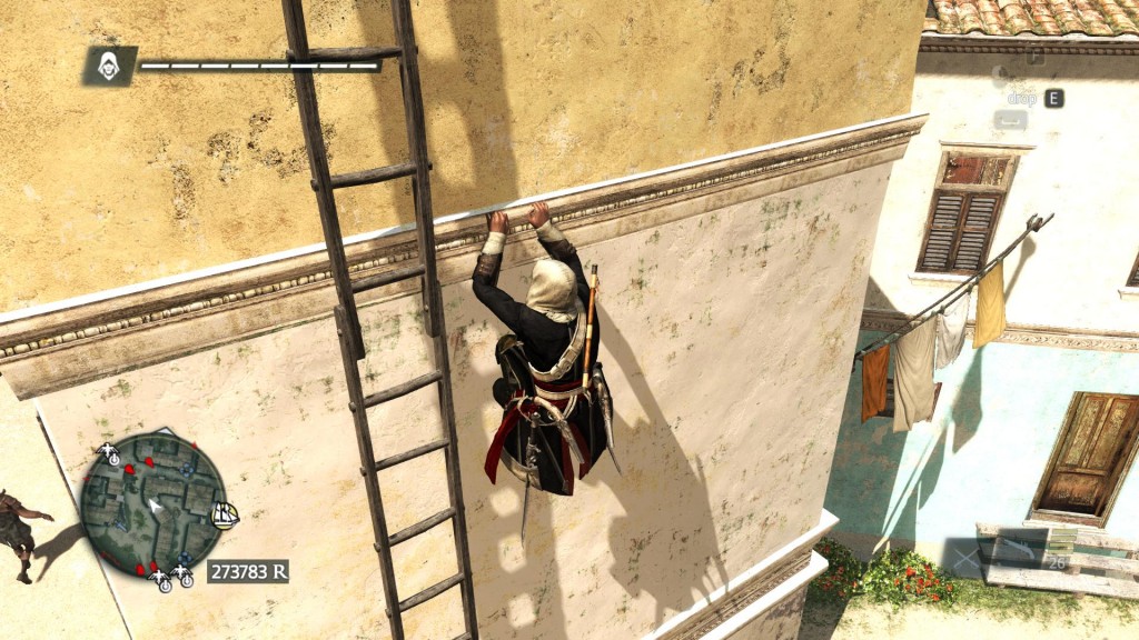 This seems like an ordinary screen shot, but know that I'm currently swearing at the computer because I can't climb onto the stupid ladder.