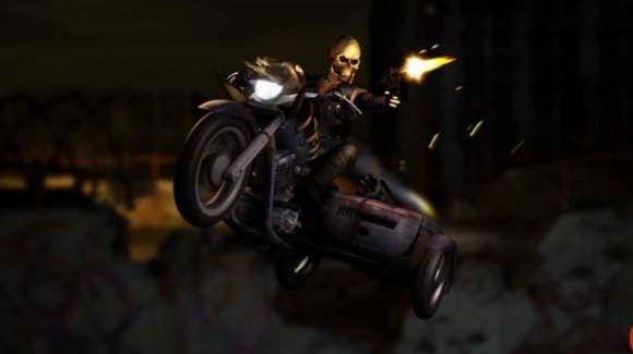 Game: Twisted Metal Black Name: Mr. Grimm Vehicle: Mr. Grimm Level of Offensiveness: He's a Vietnam war vet whose PTSD would make Born on the 4th of July weep.
